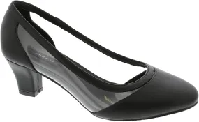 ARRAY Women's Eve Lucite Trim Low Heel Dress Pump