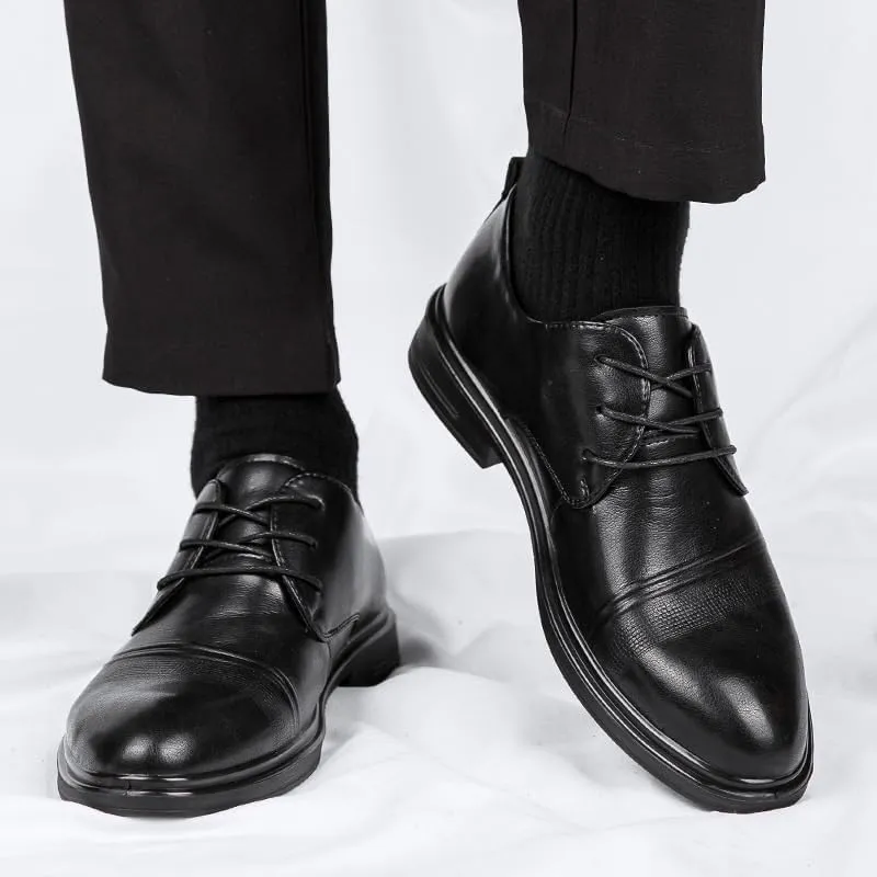 Classic Men's Patent Leather Dress Shoes Casual Pointed Toe Oxford Shoes Fashion Formal Walking Tuxedo Shoes