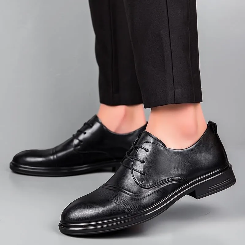 Classic Men's Patent Leather Dress Shoes Casual Pointed Toe Oxford Shoes Fashion Formal Walking Tuxedo Shoes