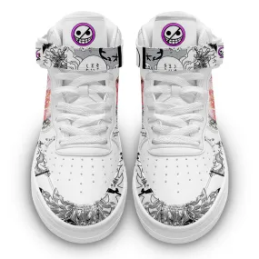 Doflamingo Sneakers Air Mid OP Custom Anime Shoes Mix Manga