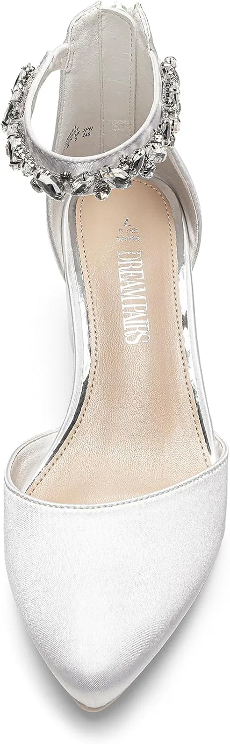 DREAM PAIRS Women's Low Heel Pump Shoes