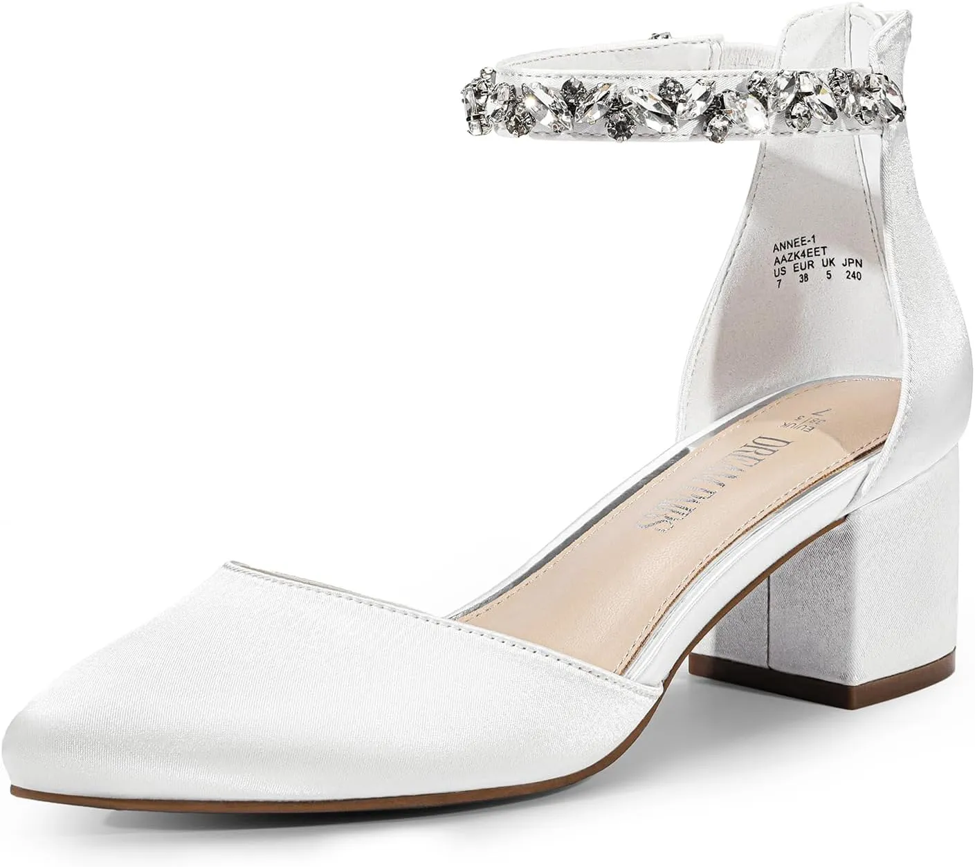 DREAM PAIRS Women's Low Heel Pump Shoes