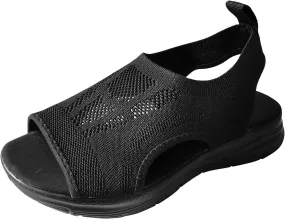 Fashion Platform Sandals for Women Open Toe Platform Wedge Casual Sandal Arch Support Elegant Sandals