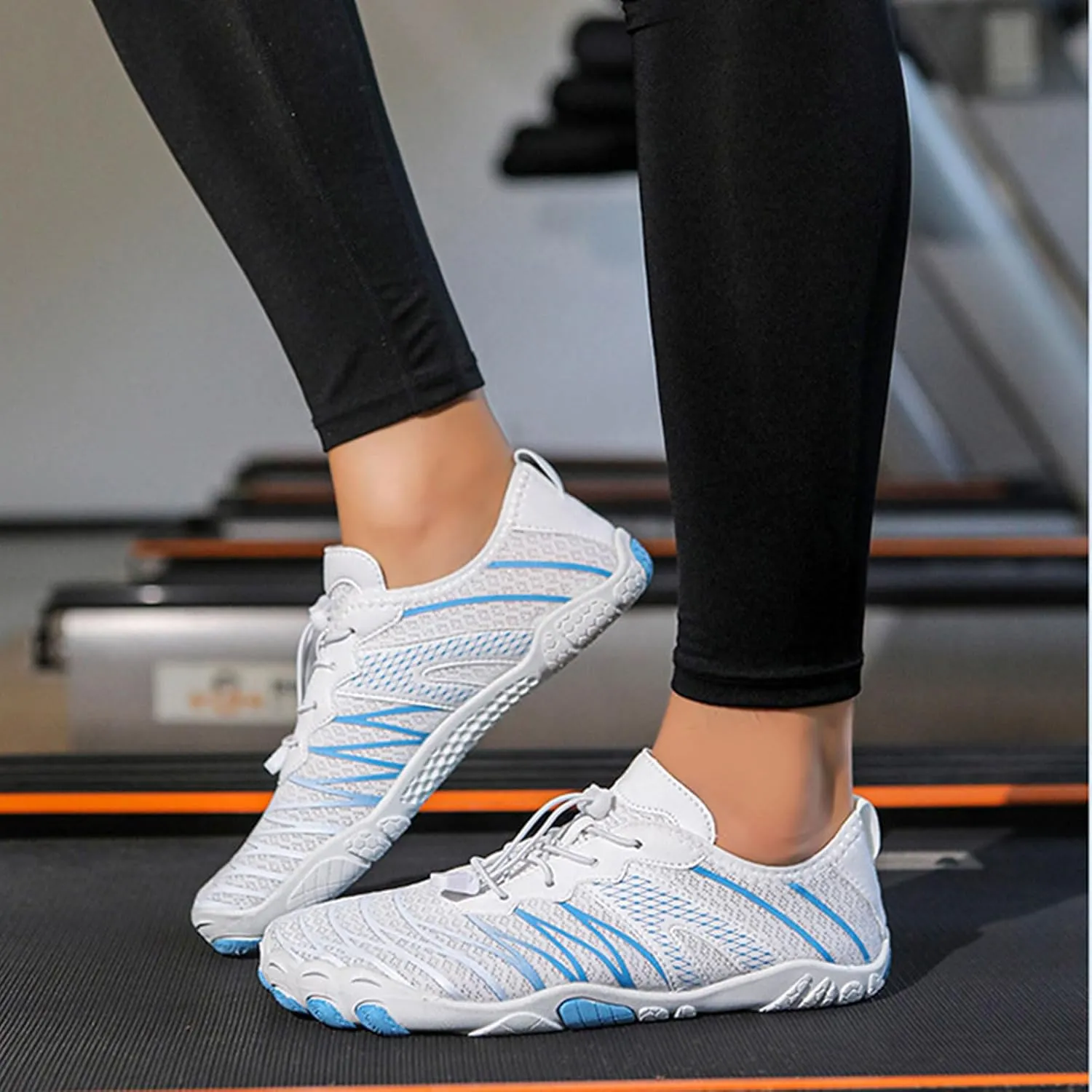 Hike Barefoot Shoes for Women Men Wide Toe Water Non Slip Shoes Breathable Lightweight Athletic Footwear Swimming Beach Sports Shoe Grounded Comfort wear