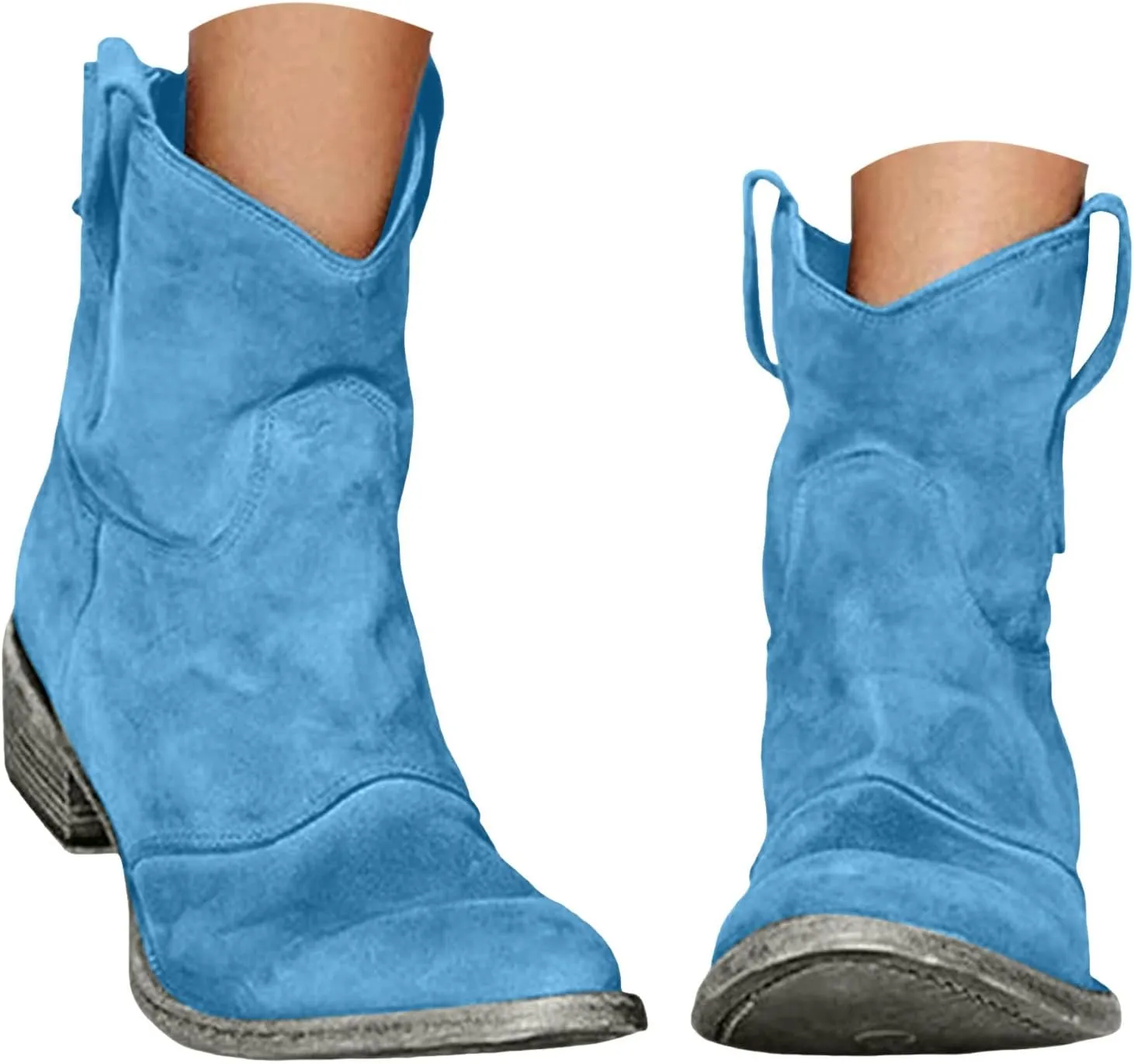 Low Heel Ankle Boots for Women Short Boots Women Ankle Boots Women's Block Heel Short Ankle Booties Boots for Fall