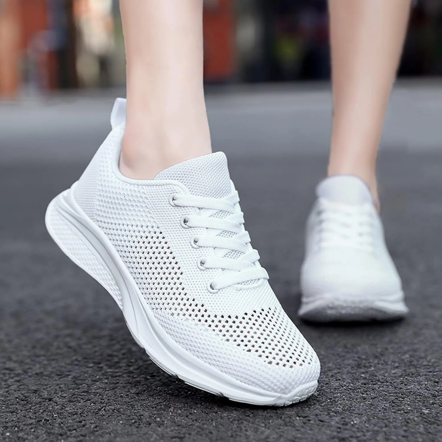 Men Mesh Sneaker Orthopedic Casual Sneaker with Arch Support Breathable Lightweight Walking Shoes Comfortable Wide Width Running Shoes