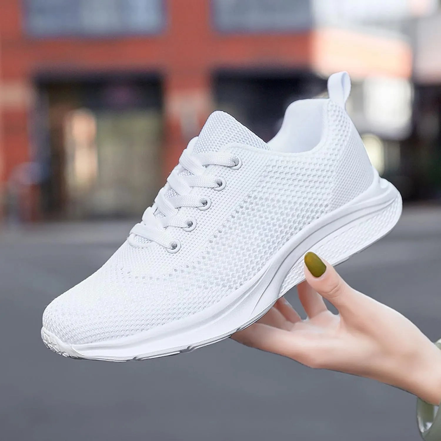 Men Mesh Sneaker Orthopedic Casual Sneaker with Arch Support Breathable Lightweight Walking Shoes Comfortable Wide Width Running Shoes
