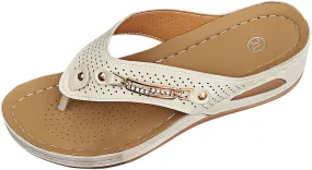 Orthopedic Wedge Sandals for Women Dressy Summer Comfortable Walking Sandals with Arch Support Fashion Platform Slides Shoes