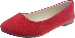 Pointed Toe Flats for Women Dressy Casual, Low Heel Dress Shoes Comfortable, Slip-on Business Work Loafer Shoes for Women