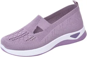 Women's Woven Orthopedic Breathable Soft Sole Running Shoes for Men Comfort Men's Casual Shoes Platform Sneakers Brown Tennis Shoe White Loafers